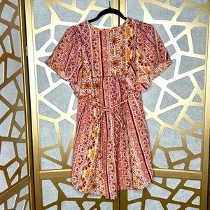 Band of the Free Floral Shift Dress Hippie‎ Prairie Cottagecore